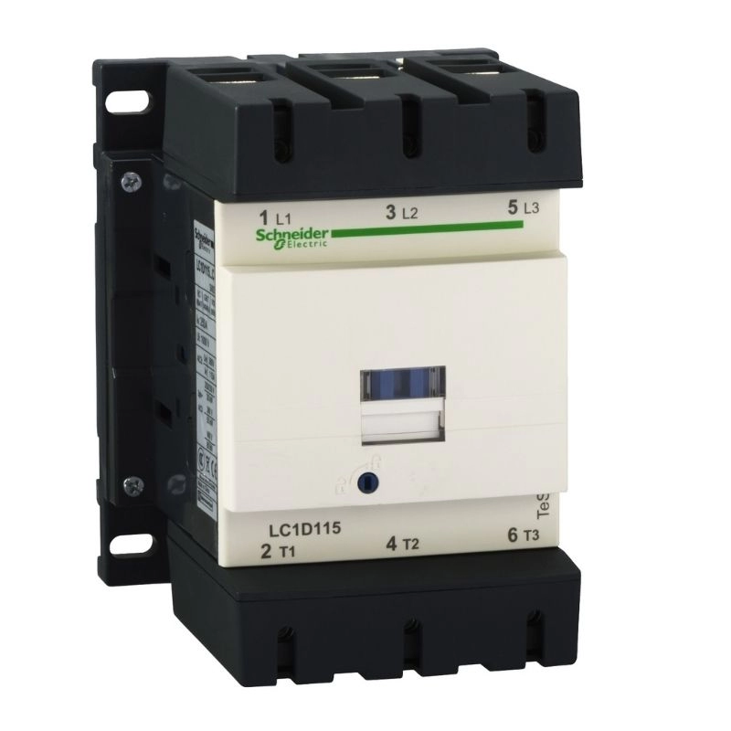 Contactor TeSys D tripolar de 115A 1NA+1NC 24VCA 50/60Hz